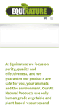 Mobile Screenshot of equinature.com